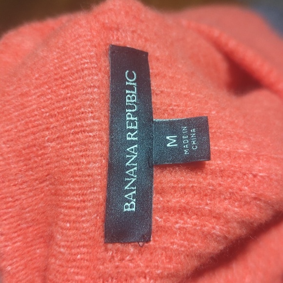 Banana Republic Colorblock Wool Blend Pullover Sweater Striped Sz M - Picture 5 of 9